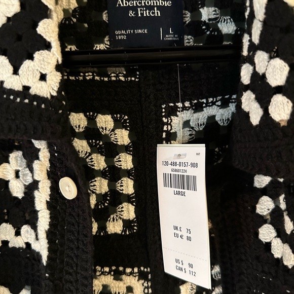 Abercrombie and Finch - Crochet shirt - Picture 2 of 3